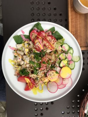 Delicious salat  at Miłość in Poznan