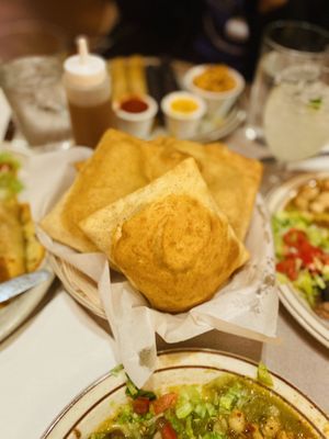 Sopapillas  at La Choza Restaurant in Santa Fe