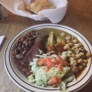   at La Choza Restaurant in Santa Fe