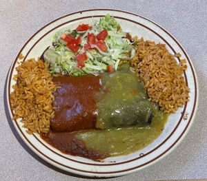   at La Choza Restaurant in Santa Fe