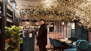 Lush decor   at MUSE Brasserie in Cheltenham