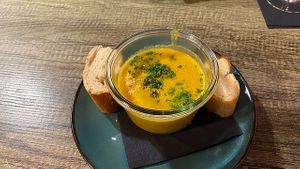 Curry Coconut Soup at Havanna in Norddeich