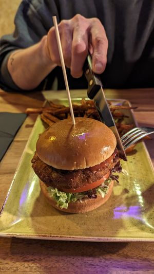 Amaranth Burger at Havanna in Norddeich