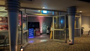 Eingang hinter dem Schwimmbad at Havanna in Norddeich