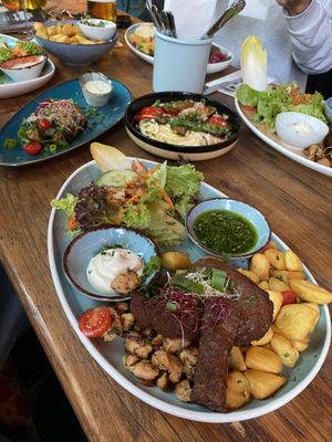 Grill Teller at Bei Frau Nanna in Frankfurt