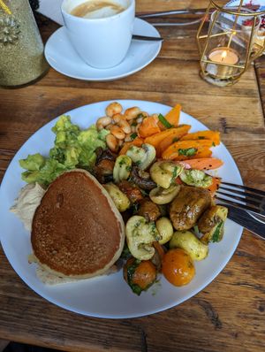 Veganes vom Buffet at Bei Frau Nanna in Frankfurt