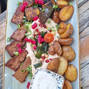 Shawarma-Teller at Bei Frau Nanna in Frankfurt