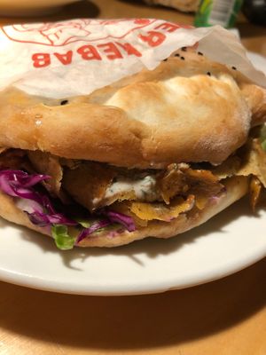 Vegan Döner at Aue Kebabhaus in Karlsruhe