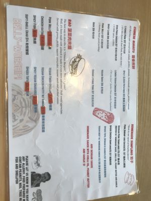 Lots of vegan options  at Belly Worship in Auckland