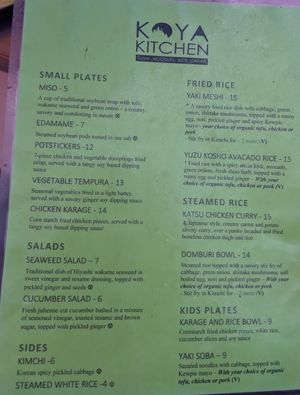  at Koya Kitchen in Welches