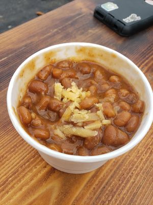 Beans & dogs at Vida's Plant Based Butcher in Columbus
