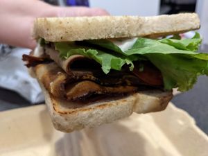 Smokey club at Vida's Plant Based Butcher in Columbus
