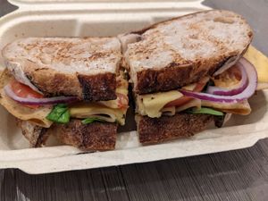 Chipotle melt at Vida's Plant Based Butcher in Columbus