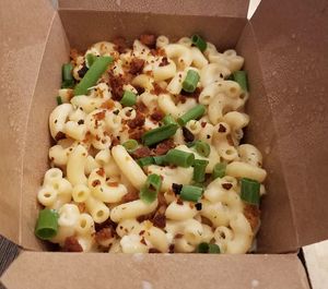 Gouda mac and cheese at Vida's Plant Based Butcher in Columbus