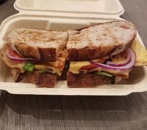 Chipotle melt at Vida's Plant Based Butcher in Columbus