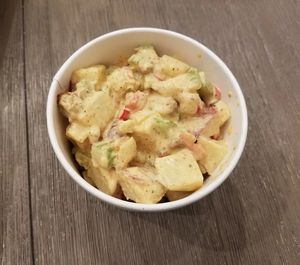 Red skinned potato salad at Vida's Plant Based Butcher in Columbus