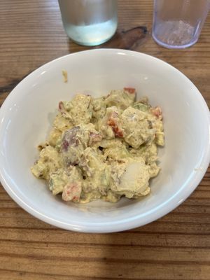 Potato salad  at Vida's Plant Based Butcher in Columbus