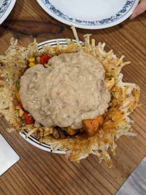 Hashbrown bowl at Vida's Plant Based Butcher in Columbus