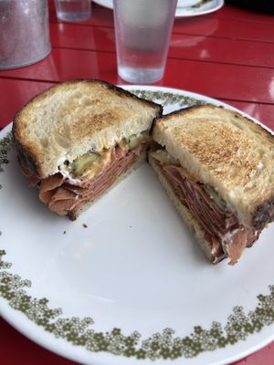 Hot ham sandwich   at Vida's Plant Based Butcher in Columbus