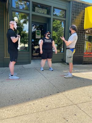 Conversations  at Anonymous for the Voiceless in Dayton