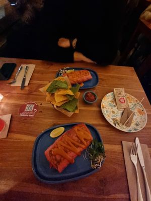 BURRITO CHIMICHURRI (gibt auch eine jackfruit Variante) at Enchilada in Darmstadt