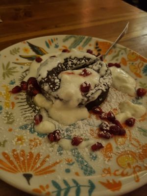 Nachtisch, schoko küchlein at Enchilada in Darmstadt