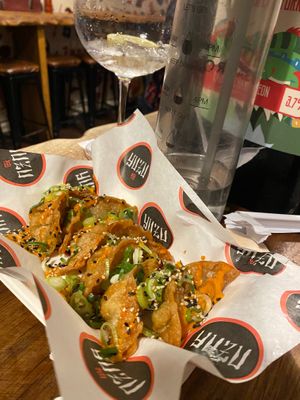 Veg gyoza  at YUZU Street Food in York