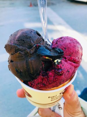 vegan ice cream at Haci Bozan Ogullari in Istanbul