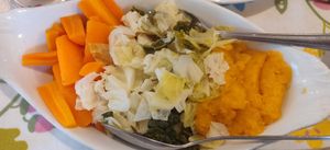 side veg at The Ugly Duckling in Dawlish