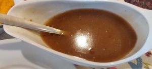 amazing vegan friendly gravy at The Ugly Duckling in Dawlish