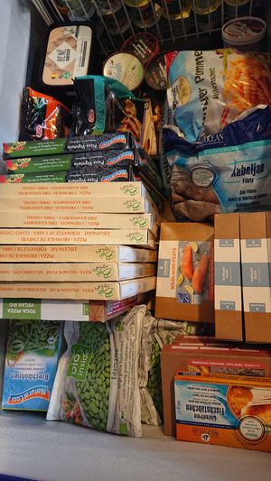 Frozen goods, some veggie/vegan at Yadoki Bar & Shop in Mortsel