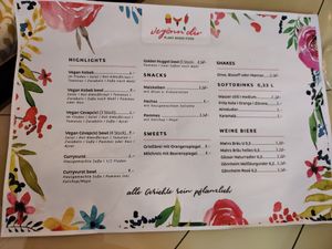 Menu at Vegönn Dir in Furth