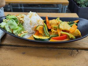 Curry mit Tofu at Corsini in Berlin