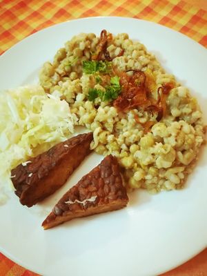 Tempeh se šouletem at Spalda in Pardubice