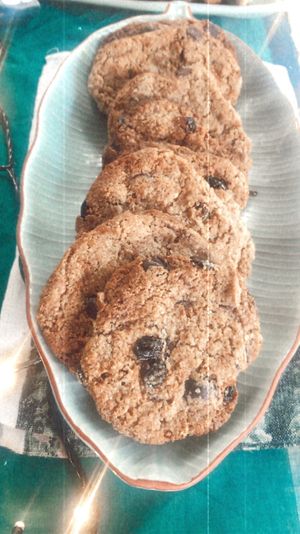 Gluten Free Oatmeal Raisin Choc Chip Softbaked Cookies at G Bakes Vegan in Chiang Mai