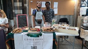 Their stall at G Bakes Vegan in Chiang Mai