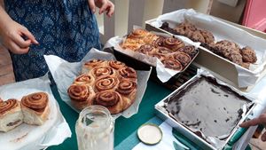 Pastries and brownies at G Bakes Vegan in Chiang Mai