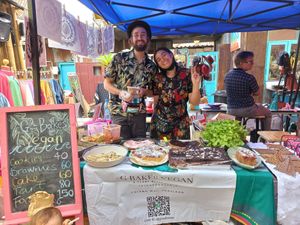 The Yard Farmer's Market Dec '21 at G Bakes Vegan in Chiang Mai