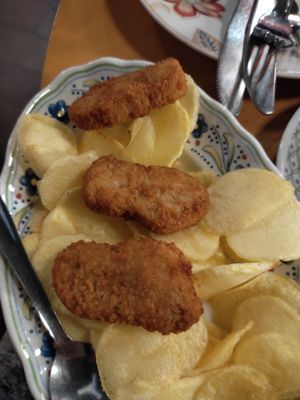 Nuggets veganos at Picnic - Felix Acevedo in A Coruna
