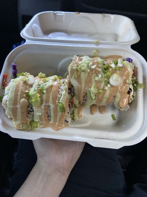 Sushi Avocado Burrito Cali Style  at VegainzLA - La Brea in Inglewood