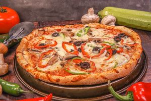 Vegetariana at Pizza Box in Sofia