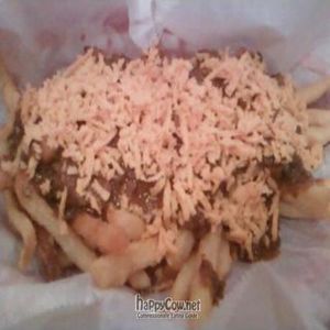 chili cheese fries at The Addiction Bistro in West Hollywood