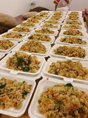 catering at Veggie Lover Cafe in Vientiane