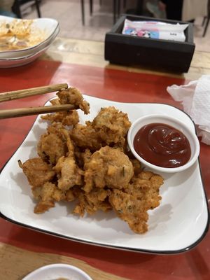 Deep fried beef  at Veggie Lover Cafe in Vientiane