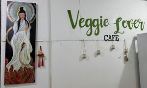 Quan Yin 💚  at Veggie Lover Cafe in Vientiane
