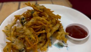 Mushroom fries   at Veggie Lover Cafe in Vientiane