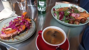 Sunday menu options. at Vegeta - Rue Reaumur in Paris