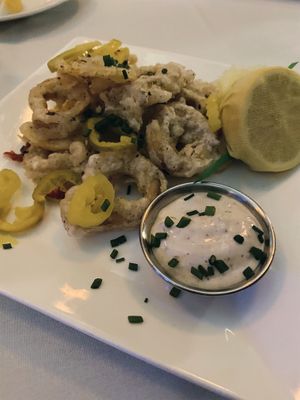 Vegan oyster mushroom calamari  at Kres Chophouse in Orlando