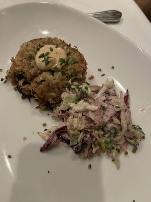 Crab cake  at Kres Chophouse in Orlando