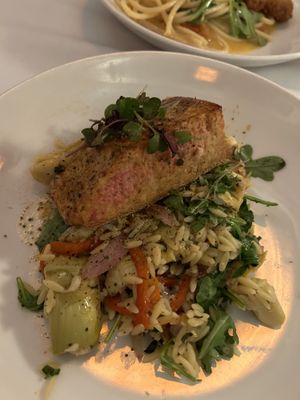 Salmon entree - do not recommend😒 at Kres Chophouse in Orlando